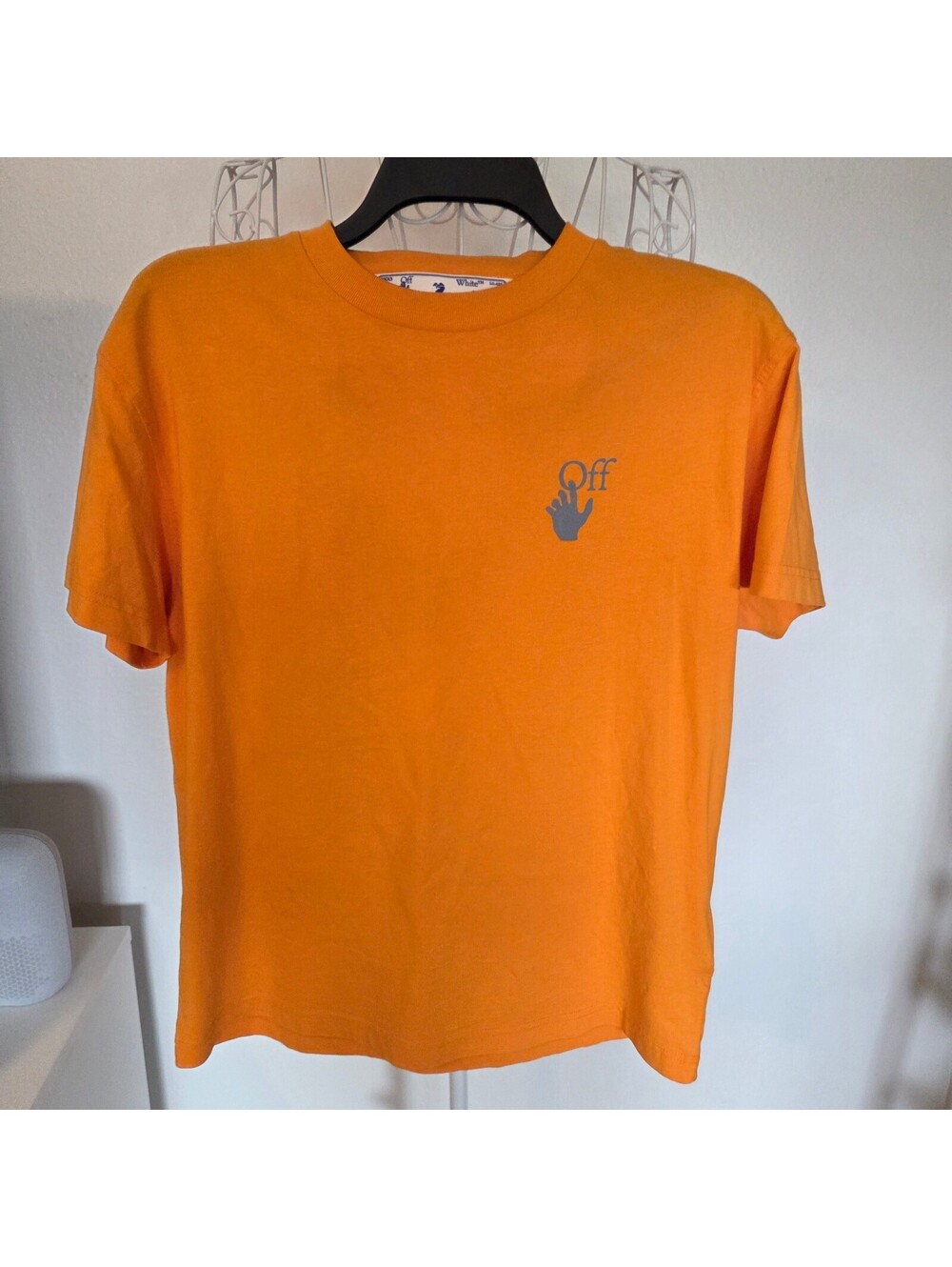 Off-White Orange Eco Friendly Graphic T-Shirt Size XS